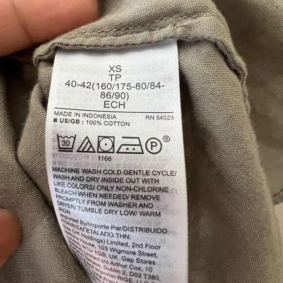 Banana Republic Green Utility Shirtdress - Picture 8 of 11